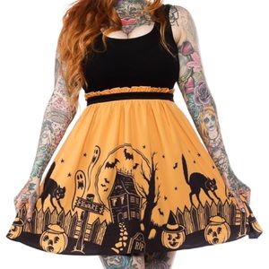 Sourpuss NWOT Halloween dress size M